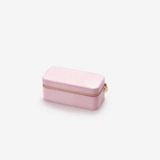 Розовая ювелирная коробка для путешествий 
